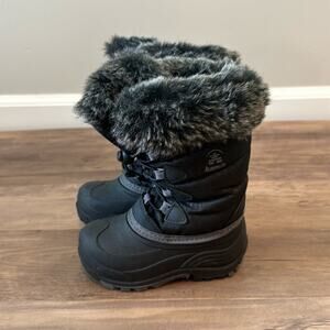 Kamik Toddler 8 Snowgypsy 3 Faux Fur Insulated Waterproof Winter Snow Boot